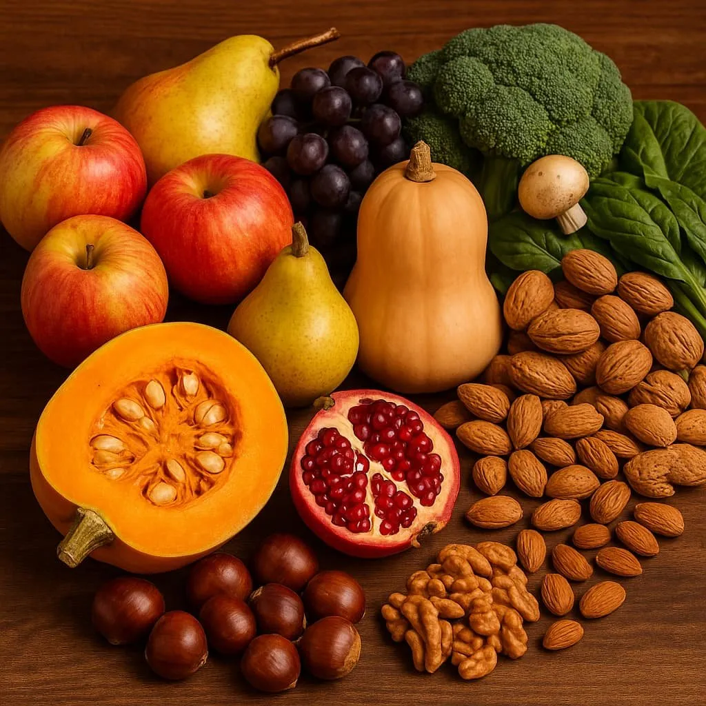 Alimentos de otoño imprescindibles para tu lista de la compra