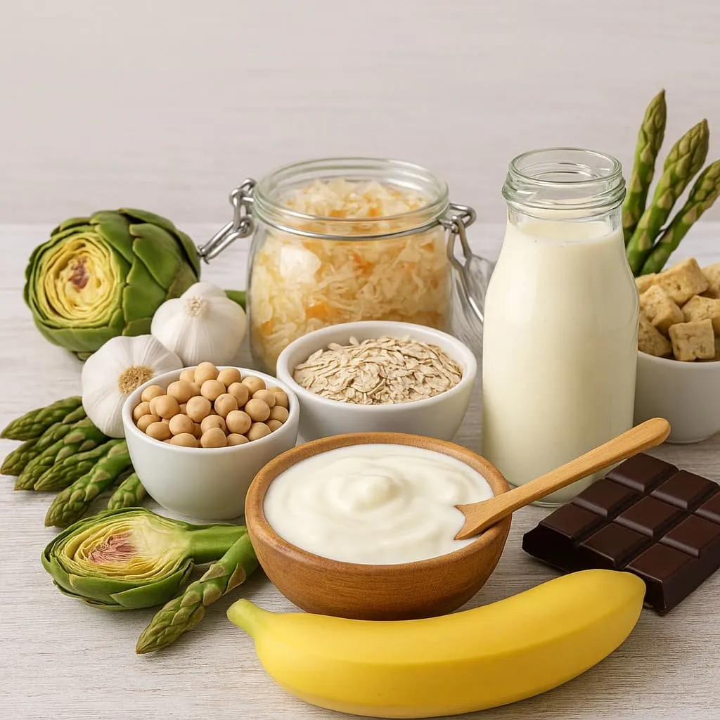 Qué son los alimentos probióticos y prebióticos y por qué deberías incluirlos en tu dieta