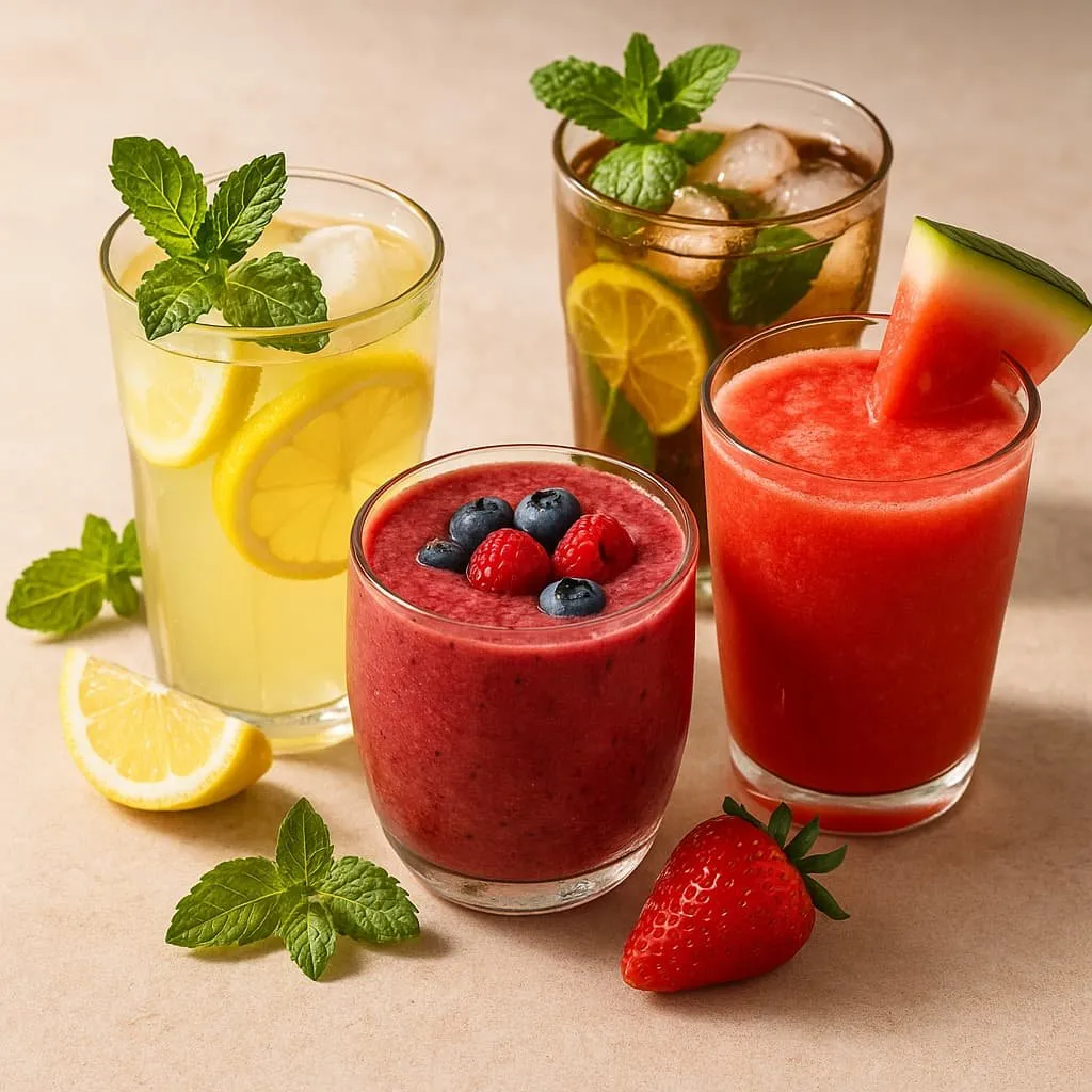 Bebidas refrescantes y saludables para el verano: 4 recetas fáciles para combatir el calor