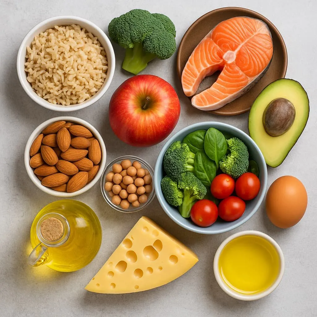 Grupos de alimentos esenciales para una dieta equilibrada